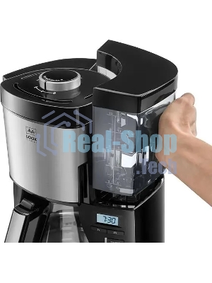 Кофеварка капельная Melitta Look V Therm Timer Black Filter черный/нержавеющая сталь, исп. кофе - молотый, 1.25 л, 1000 Вт
