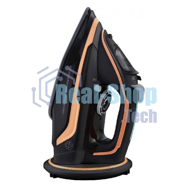 Утюг Kelli KL-1645 черный/коричневый