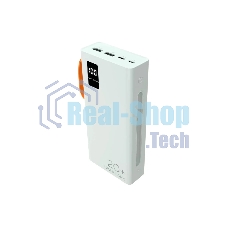 Портативный аккумулятор More choice (4620202550552) PB22-20 с кабелем 2USB 2.1A - 20000mAh белый