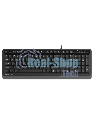 Клавиатура проводная A4Tech Fstyler FKS10, USB, черный/серый