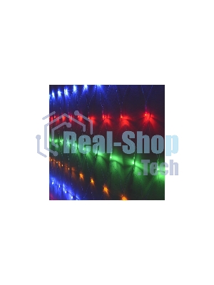 Гирлянда светод. Funray Cетка ML-320M, 3x2м, 320 LED, мульти (4цв.), IP20, прозрачный шнур 2м,конт