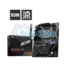 Материнская плата MSI PRO B650-S WIFI, AM5, AMD B650, 4xDDR5, 4xSATA, 2xM.2, 1xPCI-E 4.0 x16, 1xPCI-E 4.0 x4, 1xHDMI, 1xDP, 1x2.5Gb LAN, 3xUSB 3.2 Gen 1, 3xUSB 3.2 Gen 2, 6x3.5 мм, 7.1, Standard-ATX