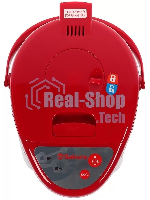 Термопот Sakura SA-336RS 5.0л металлик/красный