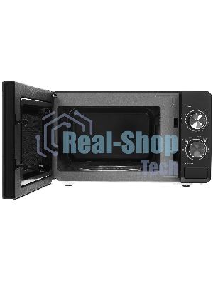 Микроволновая печь Tesler MM-2002 зеркальный/черный, 20 л, 700 Вт, переключатели - поворотный механизм