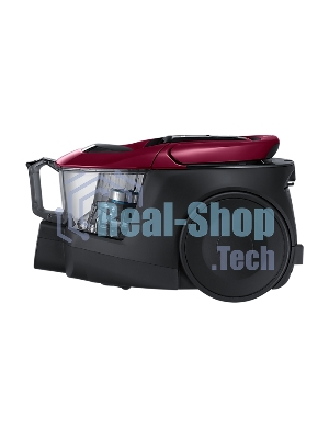 Пылесос Samsung VC18M31A0HP/EV бордовый/черный, 380/1800 Вт, уборка сухая, пылесборник контейнер 2 л