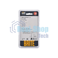 Рамка 2-местная IEK BRITE РУ-2-2-БрБ стекло белый