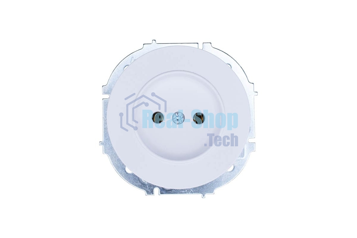 Розетка 1-м СП OSEN без заземл. ПБТ бел. LEZARD 743-0288-121B