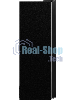 Холодильник Maunfeld MFF177NFB Slim Inverter черный двухкамерный 352/198л морозилка слева, No Frost, Side by Side