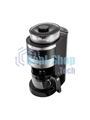 Кофеварка капельная Maunfeld MF-731BK черный, исп. кофе - зерновой/молотый, 0.83 л, 820 Вт.