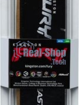 Оперативная память Kingston Fury Beast Black, DDR5, 32GB (1x32GB), 5600 MHz, CL36, с радиатором, чёрный