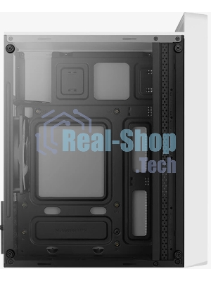 Корпус mATX AeroCool CS-109-G-WT-v1 4711099472383 белый, без БП, USB 3.0, 2*USB 2.0, HD Audio