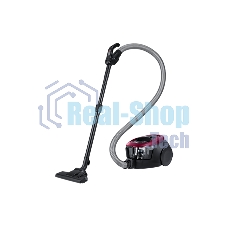 Пылесос Samsung VC18M31A0HP/EV бордовый/черный, 380/1800 Вт, уборка сухая, пылесборник контейнер 2 л