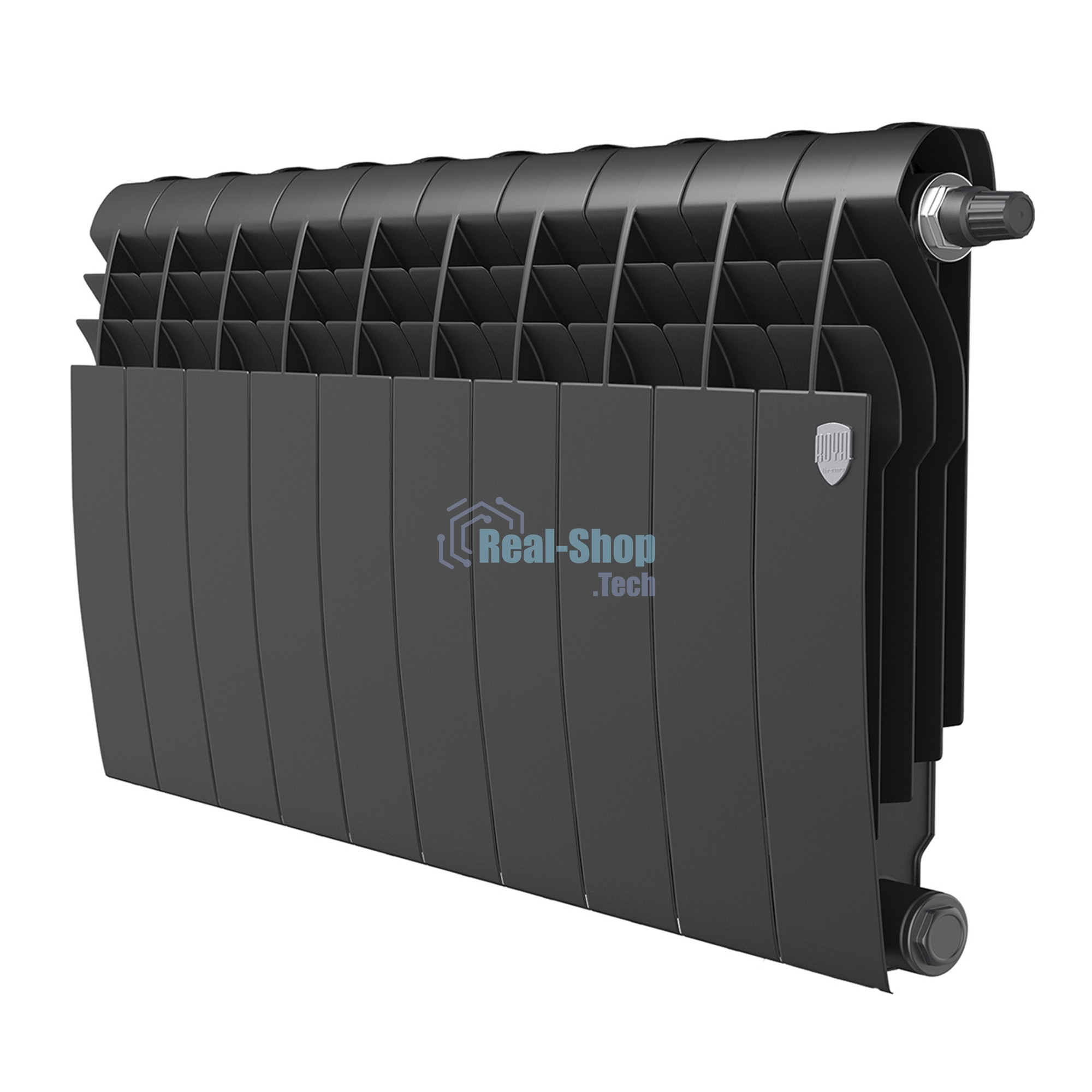 Радиатор Royal Thermo BiLiner 350 Noir Sable VR80 - 10 секц.