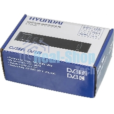Приставка для цифрового ТВ Hyundai H-DVB440 черный, DVB-T2, DVB-T, DVB-C, HDMI, USB 2.0 x2