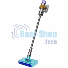 Пылесос вертикальный Dyson V15S SV47 Submarine Vac UK желтый/никель, питание от аккумулятора, 240 Вт, уборка влажная/сухая, пылесборник 0.75 л