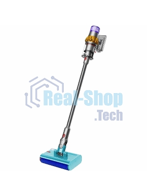 Пылесос вертикальный Dyson V15S SV47 Submarine Vac UK желтый/никель, питание от аккумулятора, 240 Вт, уборка влажная/сухая, пылесборник 0.75 л