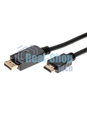Кабель KS-is KS-385-2 DP M HDMI M 1080p 2м