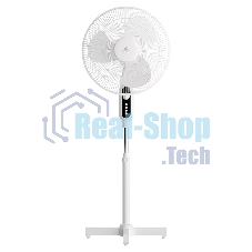 Вентилятор Royal Clima RSF-1602M-WT белый, напольный, 45 Вт, 3 скорости, 40 см