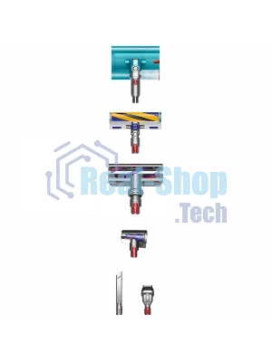 Пылесос вертикальный Dyson V15S SV47 Submarine Vac UK желтый/никель, питание от аккумулятора, 240 Вт, уборка влажная/сухая, пылесборник 0.75 л