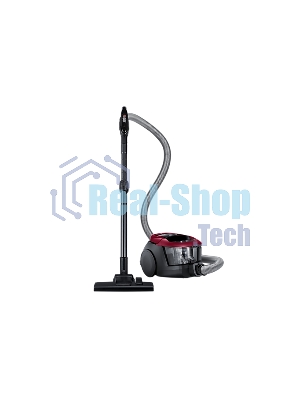 Пылесос Samsung VC18M31A0HP/EV бордовый/черный, 380/1800 Вт, уборка сухая, пылесборник контейнер 2 л