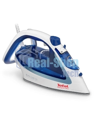 Утюг Tefal FV5715E0 синий/белый, 2400 Вт, 45 г/мин, 190 г/мин, 270 мл