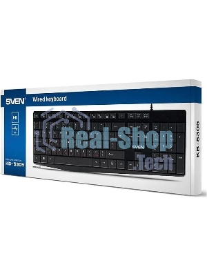 Клавиатура SVEN KB-S305 проводная, USB Type-A, чёрный