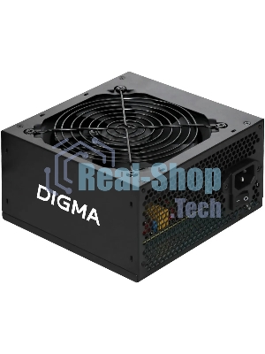 Блок питания Digma DPSU-400W-WH, 400 Вт, 80 PLUS белый, 120 мм, черный