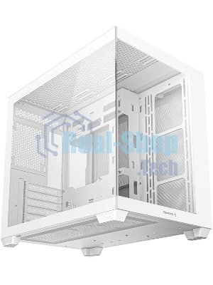 Компьютерный корпус Deepcool CG530 WH белый без БП ATX 2x120мм 2x140мм 2xUSB2.0 1xUSB3.0 audio bott PSU