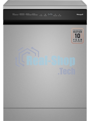 Посудомоечная машина Weissgauff DW 6038 X Inverter, нержавеющая сталь, 59.8 см, 14 компл., сушка конденсационная, 49 дБ, класс A++