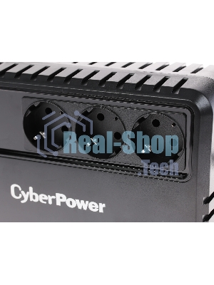 Источник бесперебойного питания CyberPower BU600E/600 ВА/360 Вт/3 х CEE 7 (евророзетка)