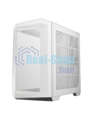 Компьютерный корпус MSI MAG Pano 100R PZ WHITE, Mid Tower, ATX, 2xUSB 3.2 Gen 1, 1xUSB 3.2 Gen2 Type-C, 3x120мм ARGb Reverse Blade Fan, 1x120мм ARGb Fan, ARGb+PWM Control Board,Tempered Glass Window, Brown Box