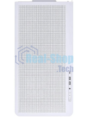 Корпус без блока питания JONSBO D300, Mini-Tower, TG, no fan, 2xUSB-A 3.2 + 1xUSB-C 3.2, mATX, mITX White