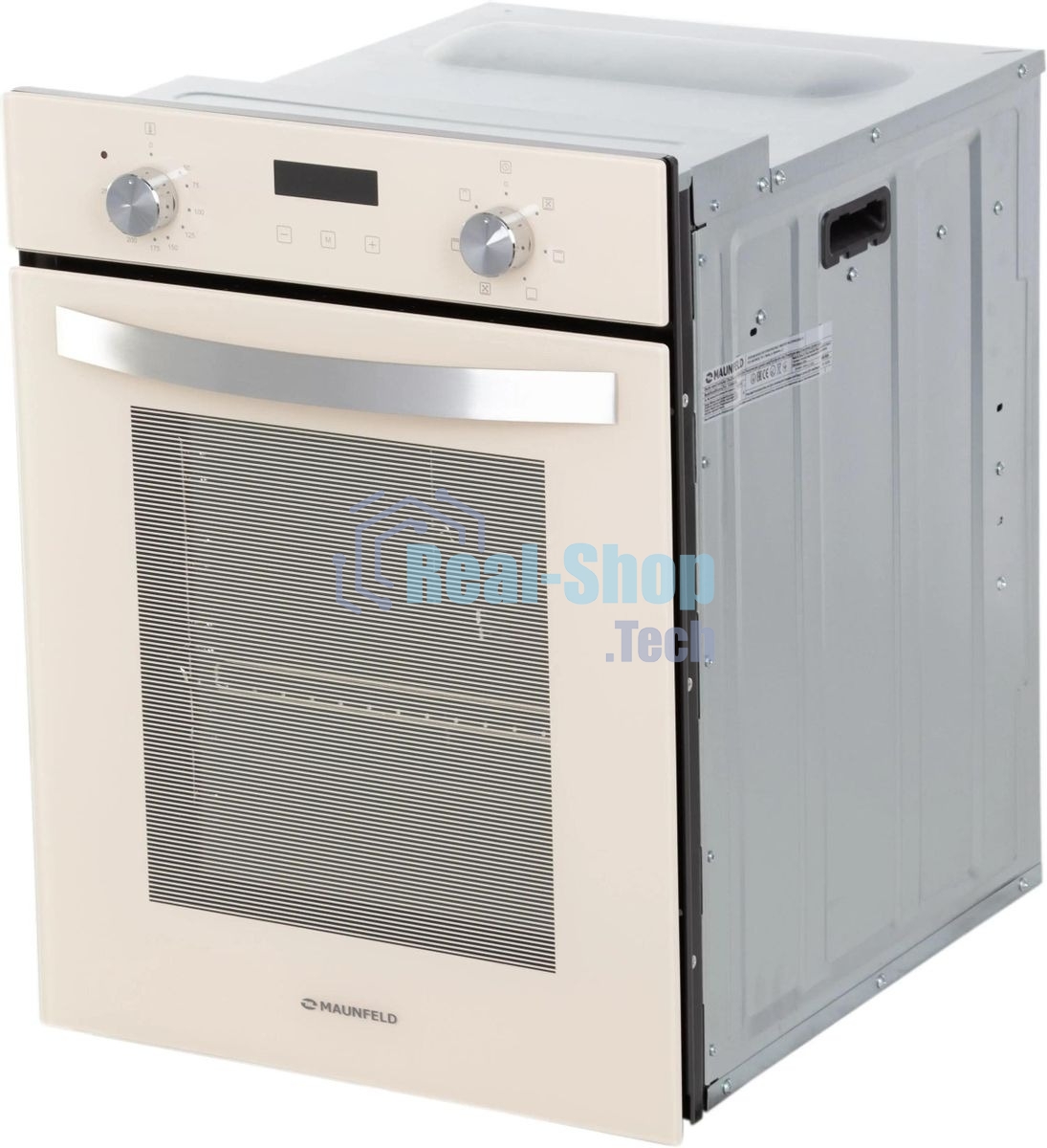 Шкаф духовой электрический Maunfeld EOEM516BG, 45 см, 51 л, бежевый, встраиваемый