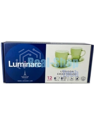 Набор чайный Luminarc ЛУИЗ ШАРТРЕЗ 280мл 12 предметов O0495