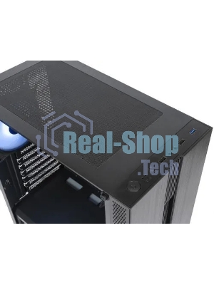 Компьютерный корпус ATX Eurocase A31 ARGB черный без БП закаленное стекло USB 3.0