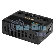 Источник бесперебойного питания ExeGate NEO Smart BU-800.LCD.AVR.5SH 800VA/480W, цветной LCD-дисплей, AVR, 5*Schuko, черный