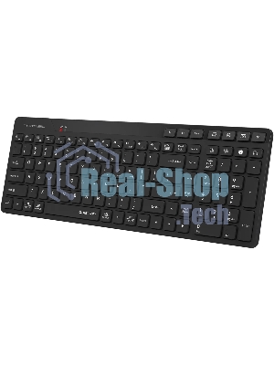 Клавиатура A4Tech FBK27C AS беспроводная, Bluetooth, радиоканал, чёрный