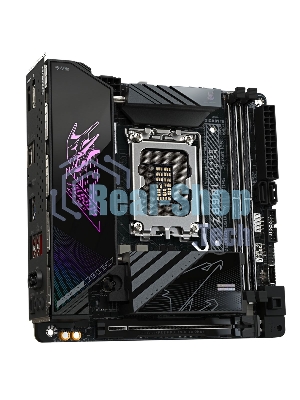 Материнская плата Gigabyte Z890I AORUS ULTRA, LGA 1851, Intel Z890, 2xDDR5, 2xSATA, 2xM.2, 1xPCIe 5.0 x16, 1xDP, 1xHDMI, 1xUSB-C, 1x Thunderbolt 4, 1x 2.5Gb LAN, 2xUSB-A 3.2 Gen 1, 3xUSB-A 3.2 Gen 2, 2x3.5 мм, TOSLINK, 7.1, 1xUSB4, Mini-ITX