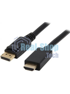 Кабель KS-is KS-385-2 DP M HDMI M 1080p 2м