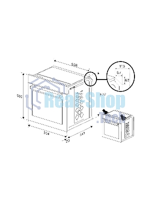 Встраиваемый духовой шкаф Beko BIOC1431KWNC белый