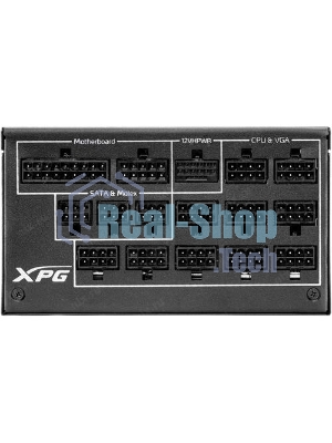Блок питания ADATA XPG CYBERCORE II 1300W RTL (CYBERCOREII1300P-BKCEU), 1300Вт, 80 PLUS Platinum, 120мм, модульный, черный
