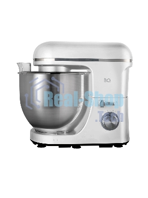 Миксер BQ MX840 белый, стационарный, 1600 Вт, 5.5 л, 10 скоростей