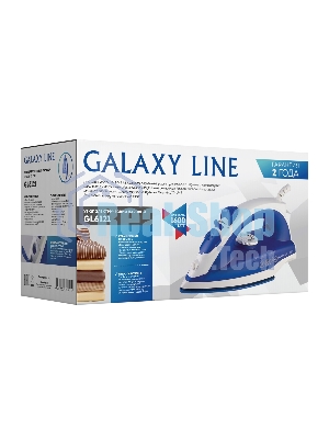 Утюг Galaxy Line GL 6121 синий, 1600 Вт, 25 г/мин, 120 г/мин, 150 мл