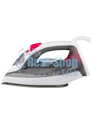 Утюг HomeStar HS-4012 серый/белый, 1800 Вт, 100 г/мин, 190 мл