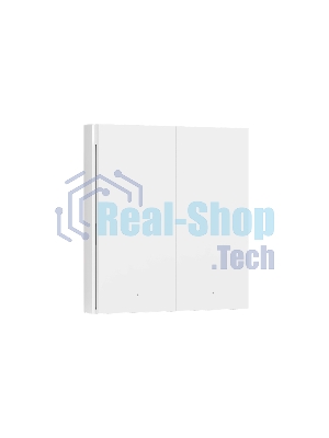 Выключатель двухклавишный Aqara Wireless Remote Switch H1 (WRS-R02)