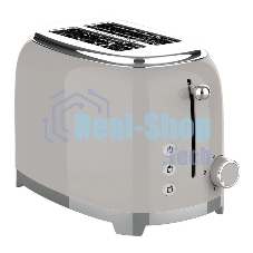 Тостер Tesler TT-260, серый, 815 Вт, 2 слота