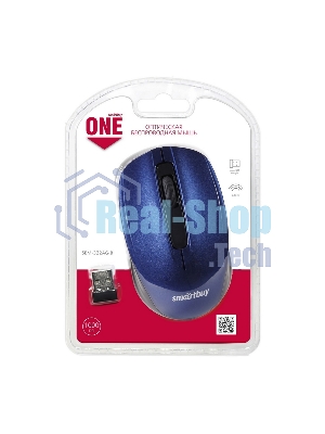 Мышь беспроводная Smartbuy ONE 332 синяя (SBM-332AG-B)