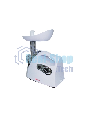 Мясорубка электрическая Kelli KL-5004 белый, 2600 Вт, 2 кг/мин, реверс, защита от перегрузки, насадки - 5