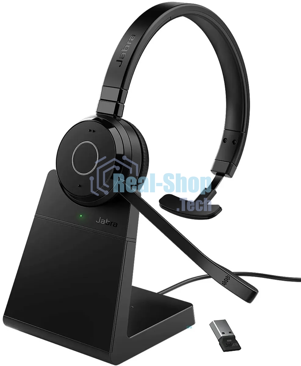 Гарнитура Jabra Evolve 65 TE чёрный, беспроводная, Bluetooth, до 16 ч