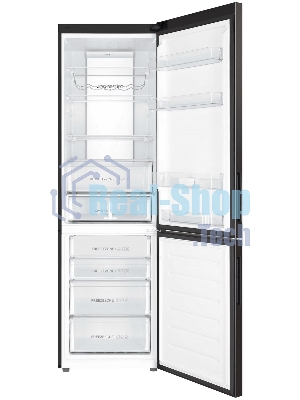 Холодильник Haier C4F740CDBGU1 графитовый двухкамерный 286/115л морозилка снизу, No Frost